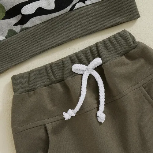 Vista 4 de YINGISFITM Ropa de otoño para bebé, sudadera con cuello redondo y manga larga, pantalones deportivos para otoño e invierno