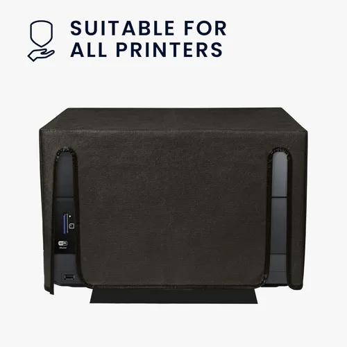 Vista 3 de kwmobile Cubierta antipolvo compatible con Epson Expression Premium XP-7100 - Funda de impresora - Funda protectora de tela - Gris oscuro