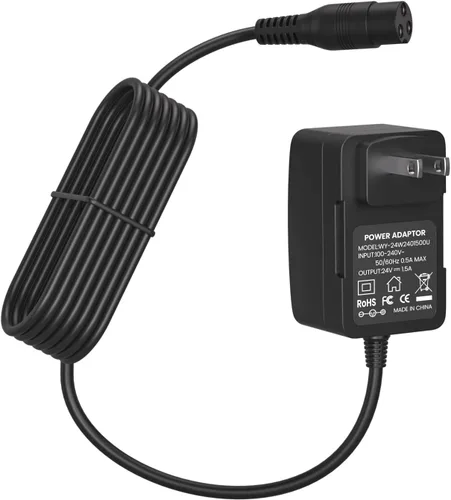 auspow Cargador de scooter eléctrico de 24 V 1.5a para Razor e100 E200, E300, E500, PR200, MX350, Dirt Bike, Pocket Mod, Sports Mod, y Dirt Quad,