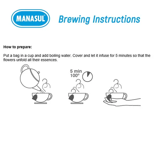 Vista 7 de MANASUL CLÁSICO - Infusión laxante a base de senna, menta, bálsamo de limón, regaliz y anís. Té de hierbas con efecto calmante. 50 bolsitas de té.