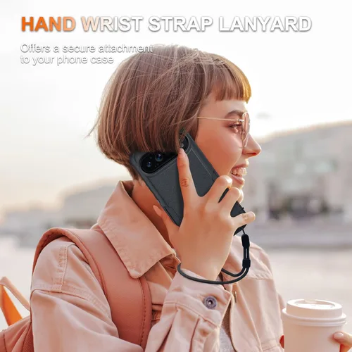 Vista 3 de RMOCR Funda para Google Pixel 9 Pro XL, de cuerpo completo, resistente, a prueba de golpes, con correa de cordón, protector de pantalla de vidrio