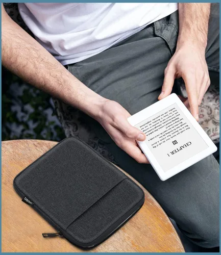 Vista 6 de TiMOVO Funda de 6-7 pulgadas para eReader Book Paperwhite/Colorsoft Signature Edition, Funda Protectora Bolsa Estuche de Transporte