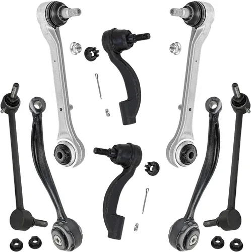 Vista 172 de Detroit Axle - Kit de suspensión frontal de 8 piezas para Chevy GMC Silverado Sierra Suburban 1500 Yukon Avalanche Cadillac Escalade brazos