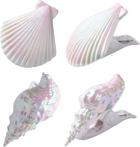 Vista 9 de Clips de toalla de playa para sillas de playa, sillas de descanso, estantes de secado, alfileres decorativos a prueba de viento (4 piezas)