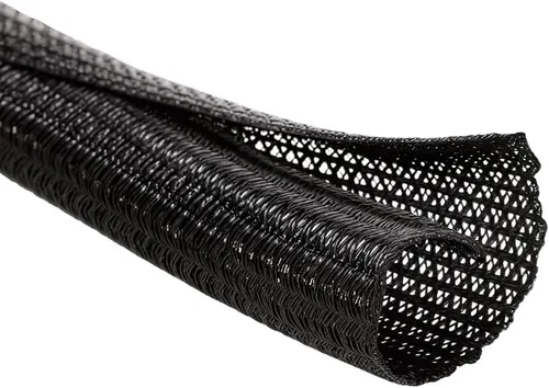 MGI SpeedWare Telar de alambre trenzado de manga dividida para arnés automotriz de alta temperatura y gestión de cables para el hogar, 10 pies (1/2