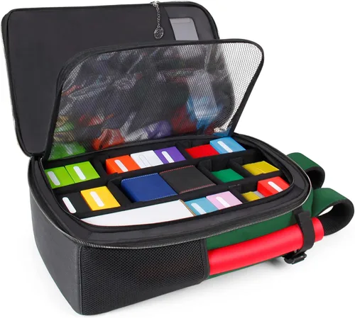 Vista 13 de ENHANCE MTG Mochila TCG Card Storage - Mochila TCG para cajas de cubierta, tarjetas con funda, tapetes de juego, accesorios MTG