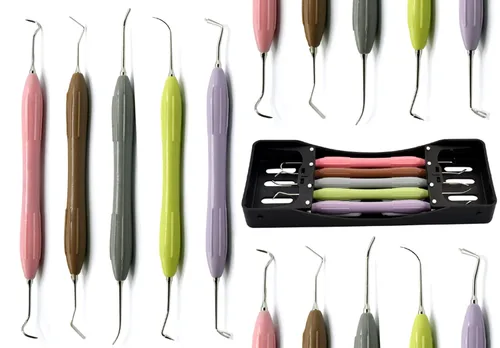Kit de instrumentos de llenado compuesto dental de silicona 5pcs Herramientas DN-2285