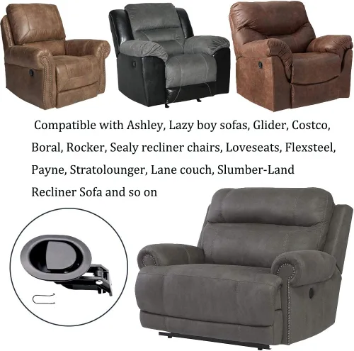 Vista 6 de Piezas de repuesto universales de metal resistente para sofá reclinable, se adapta a Ashley, Lazy Boy y la mayoría de las marcas reclinables