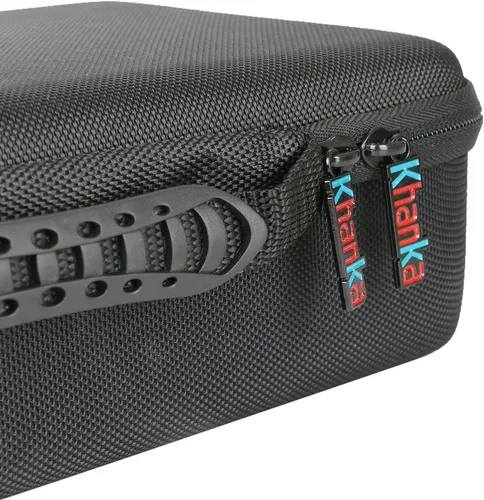 Vista 3 de Khanka Estuche de viaje rígido de repuesto para mini proyector AuKing 2019 2020 2021 portátil actualizado EVA Hard Shell, Accessory Storage