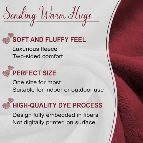 Vista 5 de Manta con capucha para mamá de mamá oso - Regalos para mamá de hija e hijo - Regalos de cumpleaños de Navidad para esposa de parte del esposo