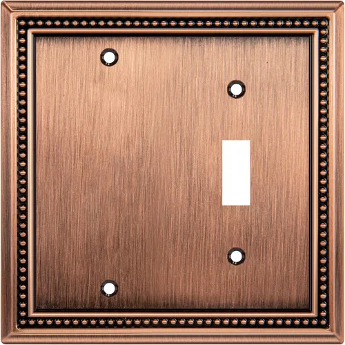 Vista 95 de Henne Bery Sunken Pearls Placa de Pared Decorativa de Servicio Pesado Placa de Interruptor Cubierta de Tomacorriente