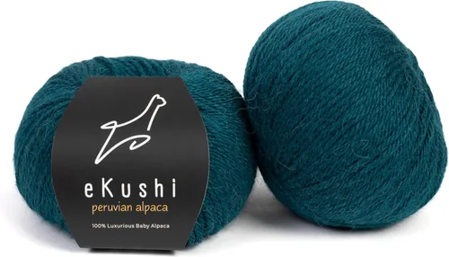 Vista 9 de 100% Hilo de Alpaca Baby para Tejer y Ganchillo - 1 Cono de Hilo Premium DK - Ligero, Hipoalergénico y Térmico Hecho en Perú - Ideal para Proyectos