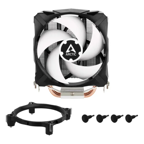 Vista 6 de ARCTIC Freezer 7 X - Enfriador compacto de CPU, ventilador PWM de 3.937 in, multicompatible con Intel y AMD, compatible con LGA1700, 300-2000 RPM