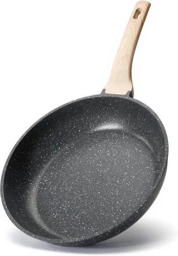 Sartenes antiadherentes, sartén de huevos no tóxica saludable de 8 pulgadas, sartén antiadherente, libre de PFOA, utensilios de cocina compatibles