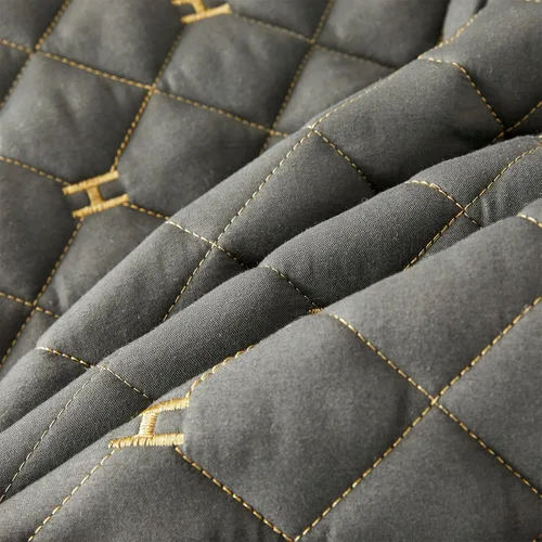 Vista 4 de Zippered Full Mattress Encasement, 6-Sided Dustproof Cover Gris Oscuro