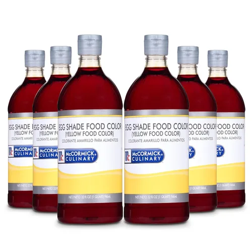 Vista 13 de McCormick Culinary Egg Shade (amarillo) Colorante alimentario, 16 onzas líquidas (paquete de 6) – Seis botellas de 16 onzas líquidas de tinte