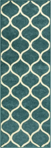 Vista 22 de Maples Rugs Rebecca - Alfombra contemporánea antideslizante para cocina