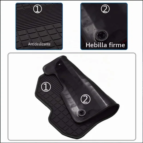 Vista 4 de Alfombrillas de coche personalizadas para Hyundai Sonata 2015 2016 2017 2018 2019/2016-2020 Kia Optima 2015 2016 2020 inodoro, lavables, resistentes