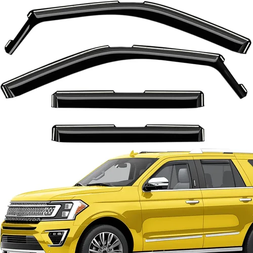 Vista 12 de Deflectores de ventana extra duraderos en canal, viseras de ventana, protectores para la lluvia, para Acura Integra 2023-2026 Hatchback, parasoles