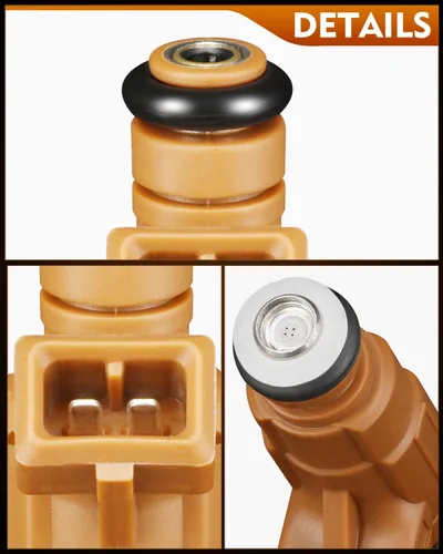 Vista 8 de 0280156016 Inyectores de combustible aptos para: Mercedes-Benz 2003-2006 CLK500, 2000-2006 S500, SL500 E430 E500 CL500 CLK430 CLS500 G500 ML4300