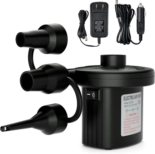 Jasonwell Electric Air Pump Portable Quick-Fill AC DC Inflator Deflator Pump for Air Mattress Inflatables Pool Floats Water Toy Raft Bed Boat Pool