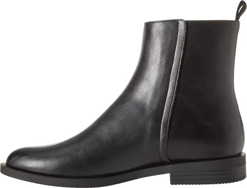 Vista 5 de Tienda Essentials Botines planos con cremallera exterior para mujer