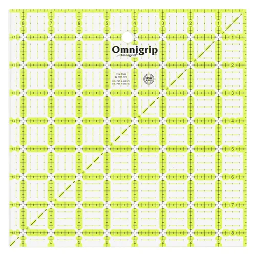 Vista 10 de Omnigrip Regla antideslizante cuadrada de 16,5 cm x 16,5 cm para bordado de Omnigrid