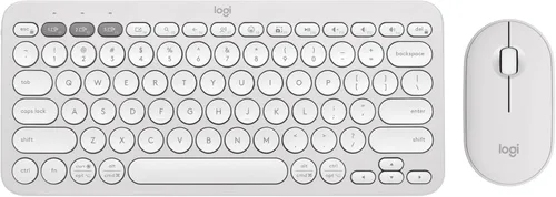 Vista 13 de Logitech Pebble 2 Combo para Mac, teclado y mouse inalámbricos, delgado, silencioso y portátil, personalizable, mouse y teclado Bluetooth, fácil