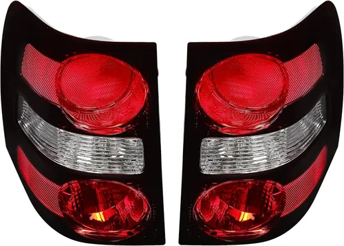 Vista 7 de HECASA Luces traseras compatibles con Ford Explorer 2006-2010, de repuesto para 6L2Z13405CA FO2818140 6L2Z13404CA FO2819140 luces traseras halógenas