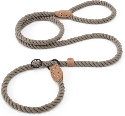 Vista 19 de Mile High Life Correa antideslizante para perro, correa de cuerda resistente de 4 pies, 5 pies, 6 pies, para entrenamiento sin tirones, correa