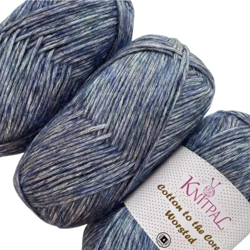 Vista 17 de Hilo de estambre de algodón puro para crochet de Cotton to The Core, paquete de 3 (598,6 metros / 300 g), patrones gratis, apto para principiantes