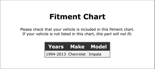 Vista 2 de Limpiaparabrisas delantero o izquierdo compatible con Chevrolet Impala 1994 1995 1996 1997 1998 1999 2000 2001 2002 2003 2004 2005 2006 2007 2008