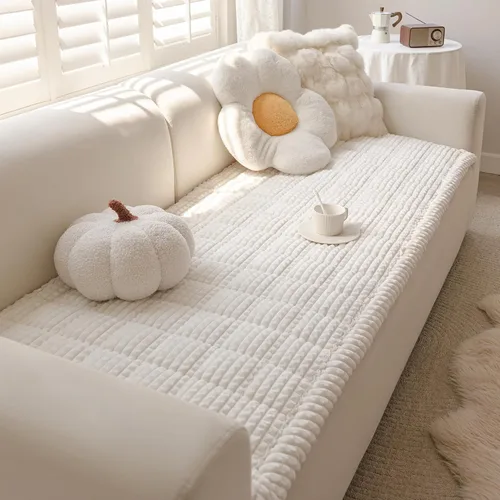 Vista 10 de Funda para sofá de 3 plazas, lavable para perros, apta para mascotas, funda antideslizante (marrón, 27.6 x 59.1 pulgadas)