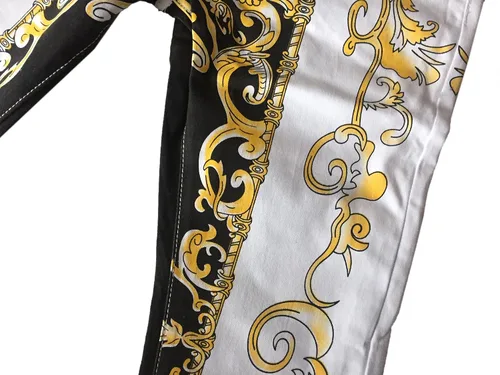 Vista 95 de Enrica Pantalones vaqueros estampados casuales para hombre