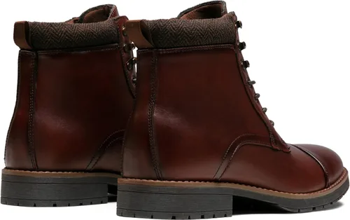Vista 5 de Vostey Botas para hombre, botas casuales de motocicleta para hombre, botas chukka impermeables para hombre