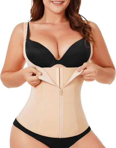 Corsé Eleady para mujer, con altura hasta el busto, con ballenas de acero, modelador del cuerpo con tiras ajustables