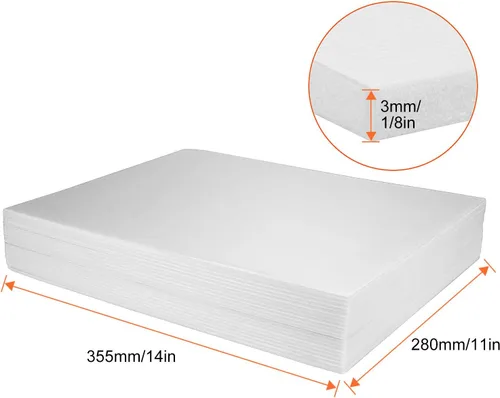 Vista 2 de 20Pack Foam Boards, 11"x14" Foam Core Backing Board White, 1/8" Thickness Mat Boards Poster Boards Polystyrene Poster Board Signboard Perfect for