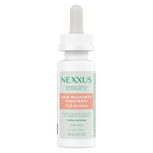 Nexxus Solución tópica de Minoxidil 2% Tratamiento de crecimiento del cabello 2 oz