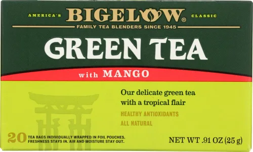 Vista 44 de Bigelow Tea Té verde clásico, té con cafeína con té verde, caja de 40 unidades (paquete de 6), 240 bolsas de té en total