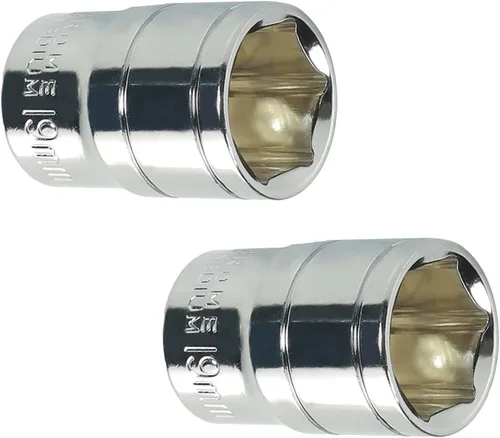 Vista 10 de Utoolmart 2 piezas de 1/2 pulgada hexagonal zócalo, 6-punto 0.315 in Drive métrico socket para reparaciones generales