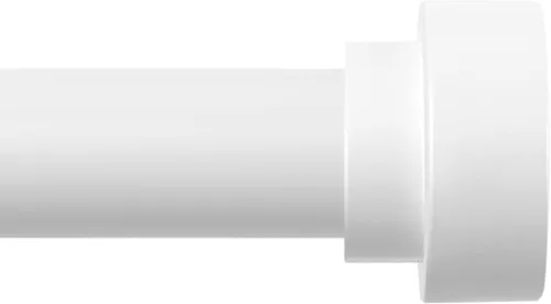 Vista 31 de HEI! DEAR Barras de cortina blancas para ventanas de 28 a 48 pulgadas (2.3-4 pies), barras de cortina resistentes de 1 pulgada, barra de cortinas