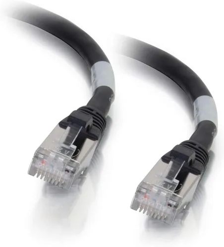 Vista 11 de C2G Legrand - Cable Ethernet Cat6a sin enganche, cable de conexión Cat6a sin blindaje, cable de conexión de red negro, cable Ethernet UTP sin