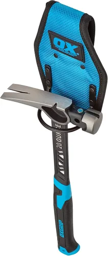 Vista 2 de OX Tools Pro Dynamic Nylon Tool Belt Accessories – UV & Water Resistant Holders and Pouches for Drill, Hammer, Knife, Tape Measure & Phone