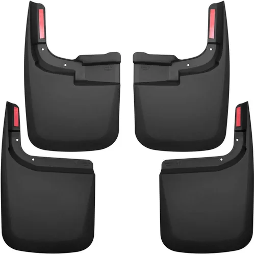 Vista 8 de Husky Liners — Protectores de guardabarros traseros Compatible con Ford F-250/F-350 2017-2024, Negro, 2 piezas 79131