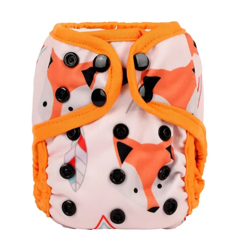 Vista 17 de 3 fundas de pañales para bebés recién nacidos, pañales de 8 a 10 libras (paquete de ciervos tipi)