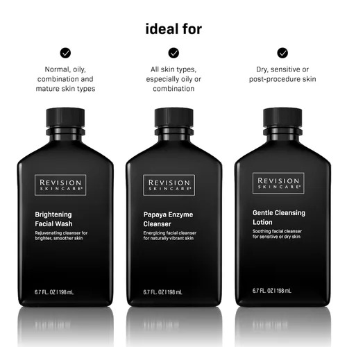 Vista 7 de Revision Skincare Brightening Facial Wash, Exfoliating Face Cleanser with Vitamin C and Vitamin E