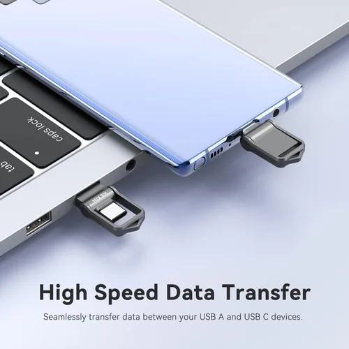 Vista 7 de KEXIN 32G USB C Flash Drive USB 3.0 Metal Dual Drive 32 GB USB Stick Mini Tamaño OTG Memory Stick para Tipo-C Android Smartphones Tablets