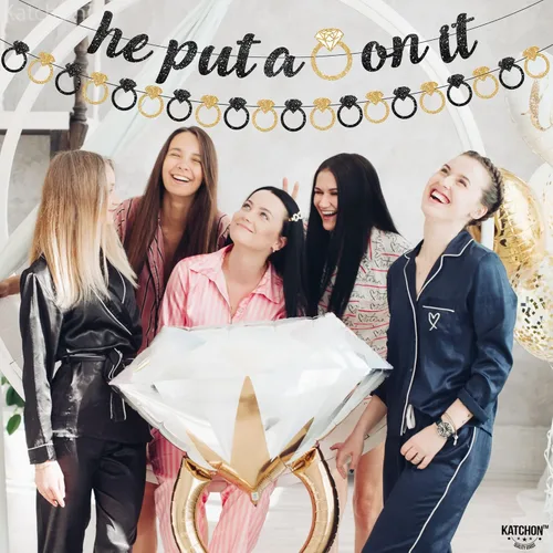 Vista 6 de KatchOn, Cartel con texto en inglés «He Put a Ring On It»
