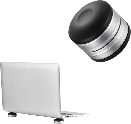 kwmobile Almohadillas elevadoras para laptop/notebook/Ultrabook, soporte para debajo de la computadora portátil para una mejor ventilación, color
