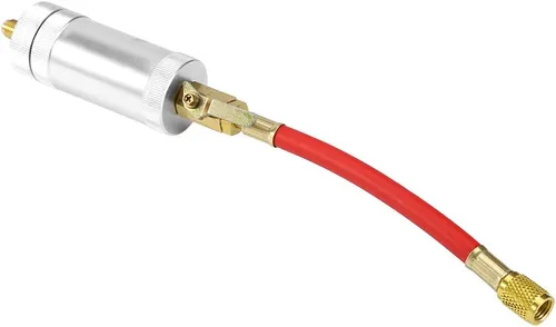 Vista 5 de Herramienta de inyección de aceite, 1/4SAE R134 2 oz Inyector de aceite R134A R12 R22 Coche A/C AC Oil & Dye oz Herramienta de inyección r134a r12